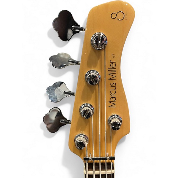 Used Sire Marcus Miller V7 Alder 5 String Metallic Red Electric Bass Guitar