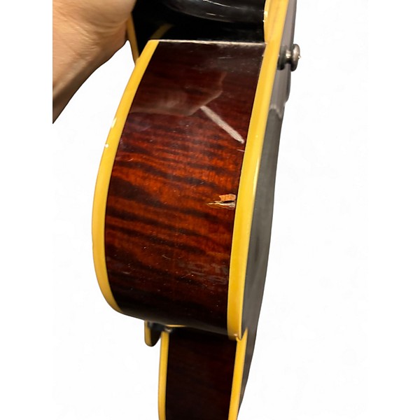 Used Ibanez AF84E Worn Brown Hollow Body Electric Guitar