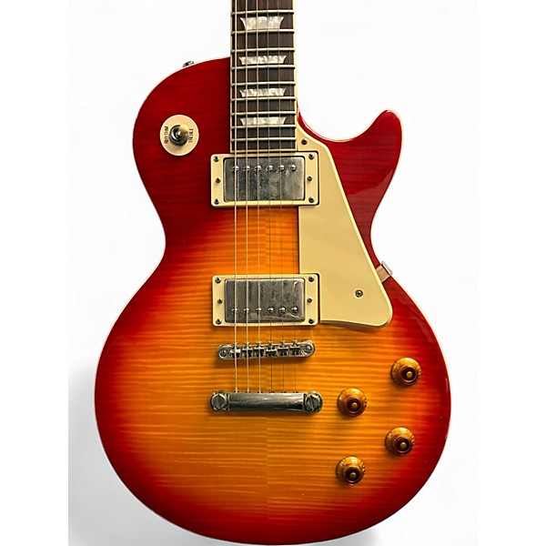 Used Epiphone Les Paul Standard Pro Cherry Sunburst Solid Body Electric Guitar