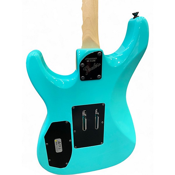 Used Fender HM STRAT Tropical Turquoise Solid Body Electric Guitar