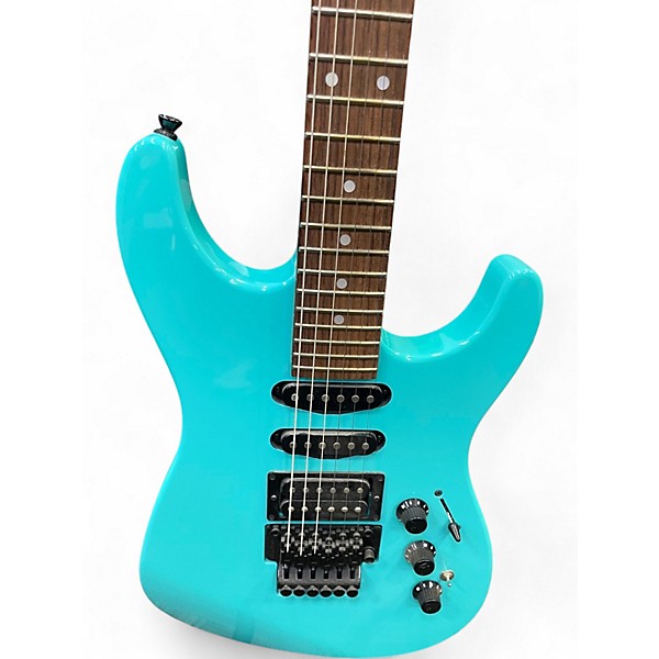 Used Fender HM STRAT Tropical Turquoise Solid Body Electric Guitar