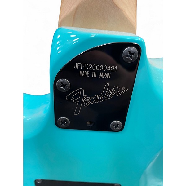 Used Fender HM STRAT Tropical Turquoise Solid Body Electric Guitar