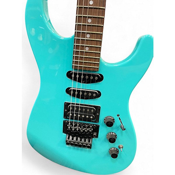 Used Fender HM STRAT Tropical Turquoise Solid Body Electric Guitar