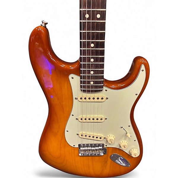 Used Fender American Performer Stratocaster SSS Sienna Sunburst Solid Body Electric Guitar