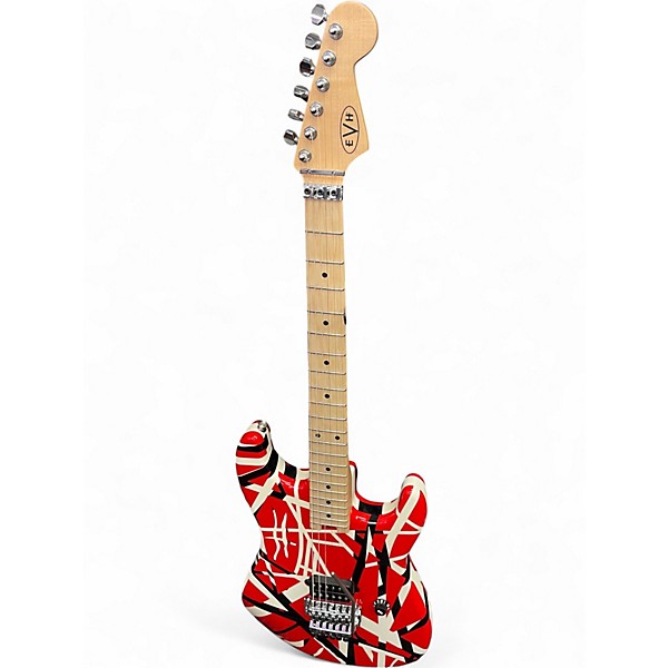 Used EVH Striped Series Red Solid Body Electric Guitar