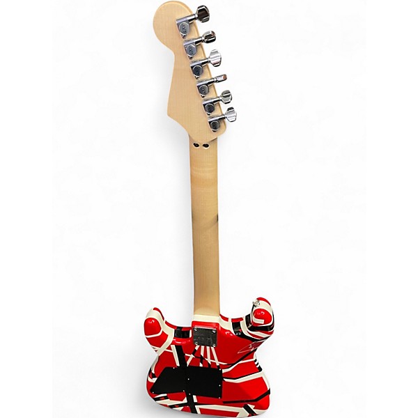 Used EVH Striped Series Red Solid Body Electric Guitar