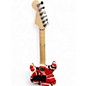Used EVH Striped Series Red Solid Body Electric Guitar