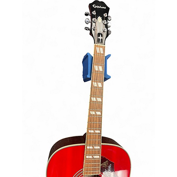 Used Epiphone Hummingbird Cherry Sunburst Acoustic Guitar