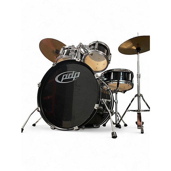 Used PDP by DW 5 Piece Junior Drum Kit Black Drum Kit