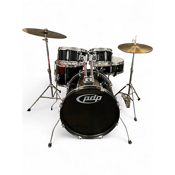 Used PDP by DW 5 Piece Junior Drum Kit Black Drum Kit