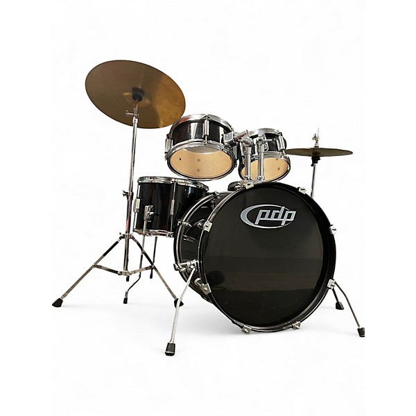 Used PDP by DW 5 Piece Junior Drum Kit Black Drum Kit