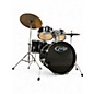 Used PDP by DW 5 Piece Junior Drum Kit Black Drum Kit