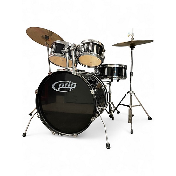 Used PDP by DW 5 Piece Junior Drum Kit Black Drum Kit