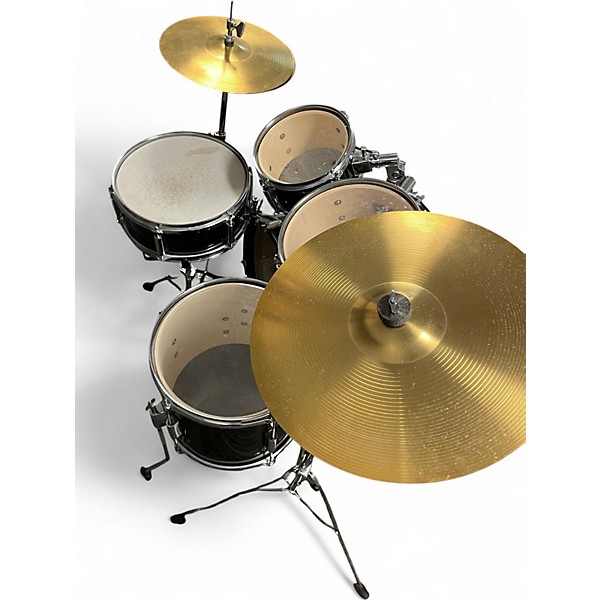 Used PDP by DW 5 Piece Junior Drum Kit Black Drum Kit