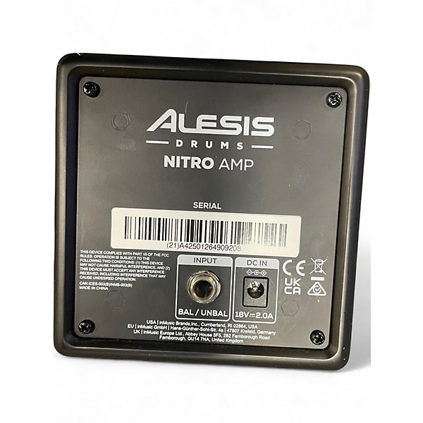 Used Alesis NITRO AMP DRUM MONITOR Drum Amplifier
