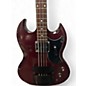 Used Ventura sg bass style Cherry Electric Bass Guitar
