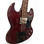 Used Ventura sg bass style Cherry Electric Bass Guitar