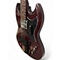 Used Ventura sg bass style Cherry Electric Bass Guitar