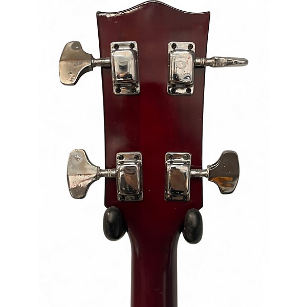 Used Ventura sg bass style Cherry Electric Bass Guitar