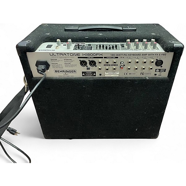 Used Behringer K1800FX 180W Keyboard Amp