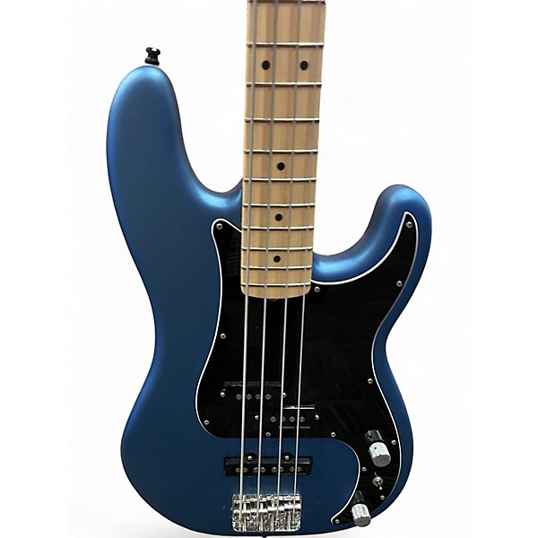 Used Fender American Performer Precision Bass Blue Electric Bass Guitar