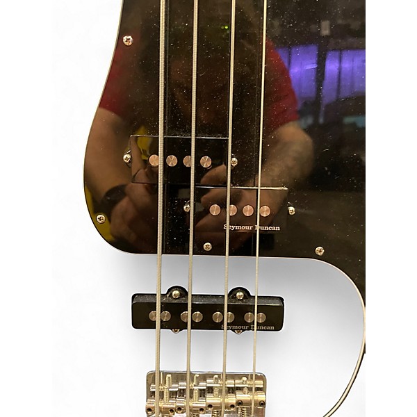 Used Fender American Performer Precision Bass Blue Electric Bass Guitar