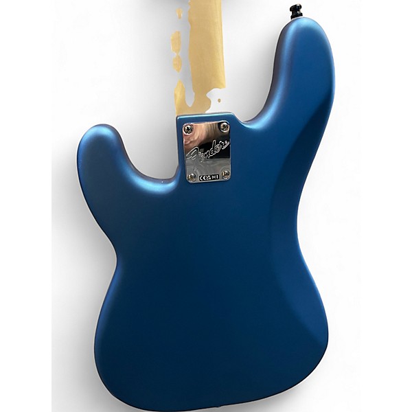 Used Fender American Performer Precision Bass Blue Electric Bass Guitar