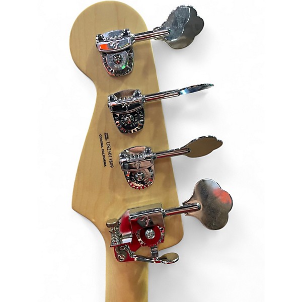 Used Fender American Performer Precision Bass Blue Electric Bass Guitar