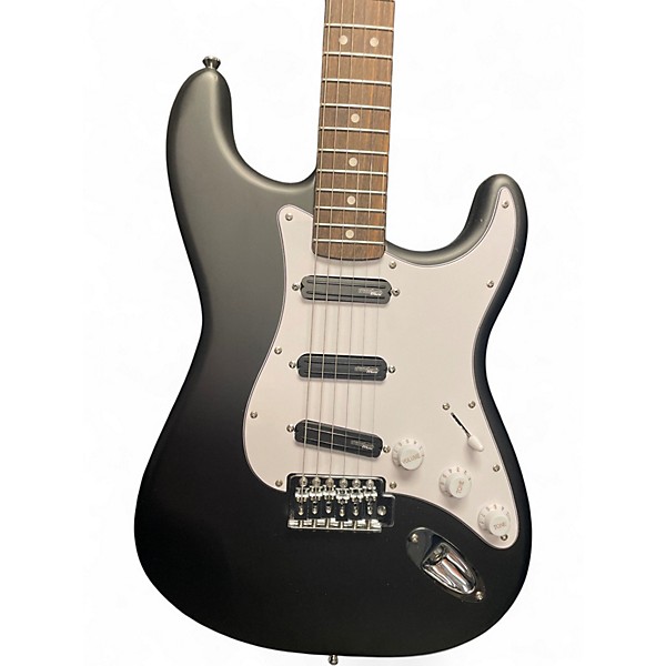 Used Fender squire Satin Black Solid Body Electric Guitar