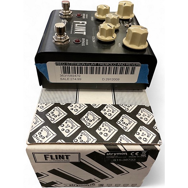 Used Strymon Flint Tremolo and Reverb Effect Pedal