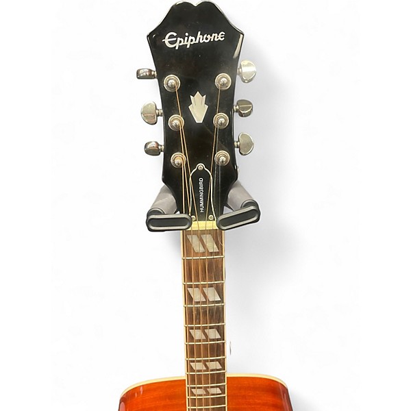 Used Epiphone Hummingbird Studio Cherry  Acoustic Electric Guitar