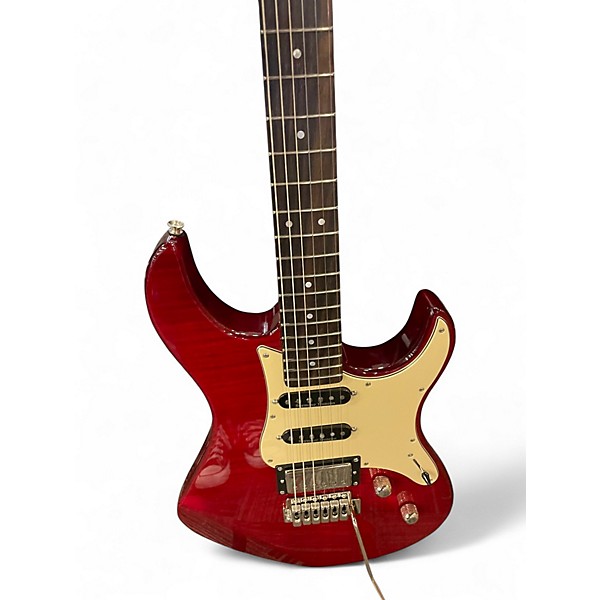 Used Yamaha PAC612VIIFM Red Solid Body Electric Guitar