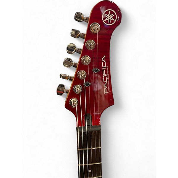 Used Yamaha PAC612VIIFM Red Solid Body Electric Guitar
