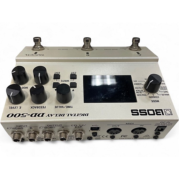 Used BOSS DD500 Digital Delay Effect Pedal