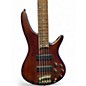 Used Ibanez SR505 5 String Natural Electric Bass Guitar