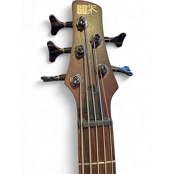 Used Ibanez SR505 5 String Natural Electric Bass Guitar