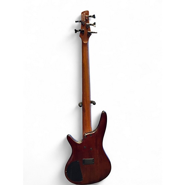 Used Ibanez SR505 5 String Natural Electric Bass Guitar