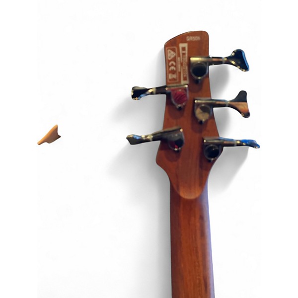 Used Ibanez SR505 5 String Natural Electric Bass Guitar