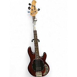 Used Sterling by Music Man Sub 4 Walnut Electric Bass Guitar