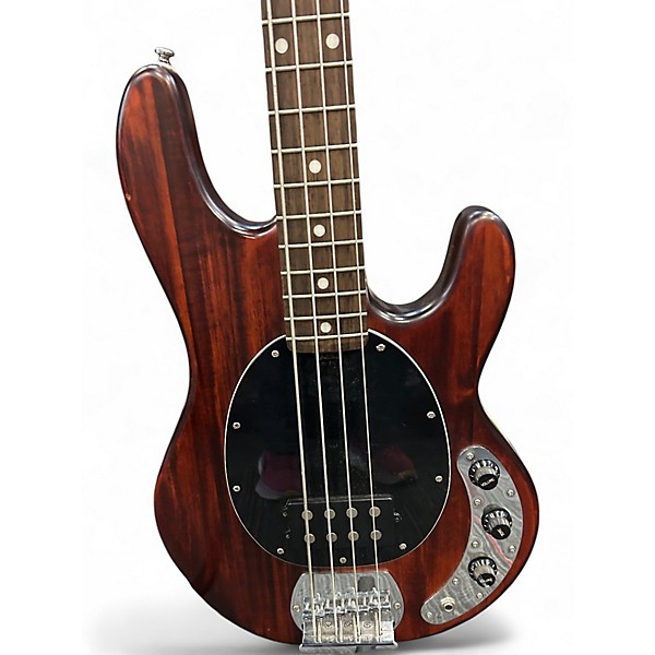 Used Sterling by Music Man Sub 4 Walnut Electric Bass Guitar