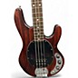 Used Sterling by Music Man Sub 4 Walnut Electric Bass Guitar