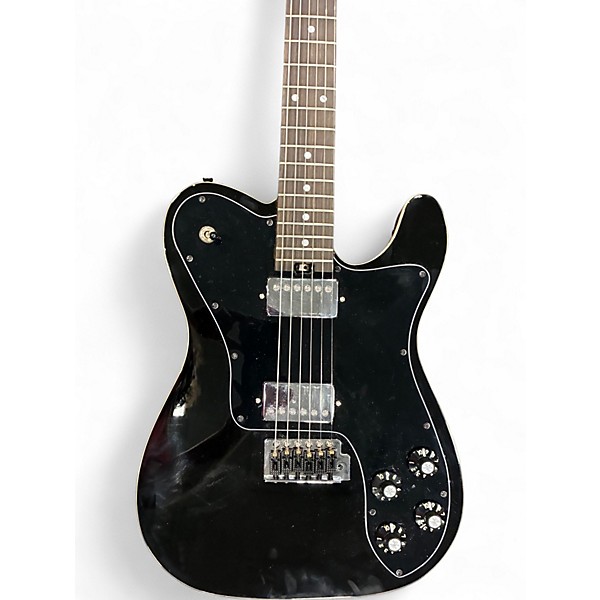 Used Allen Eden TELECASTER Black Solid Body Electric Guitar