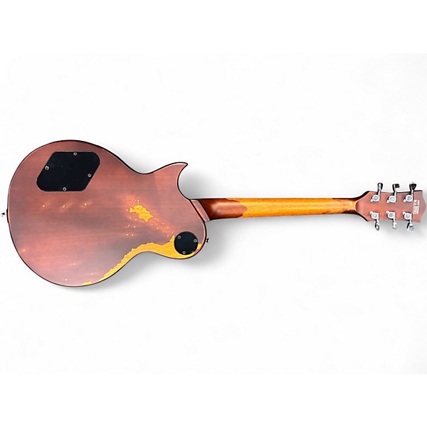 Used Iyv LP Cherry Sunburst Solid Body Electric Guitar