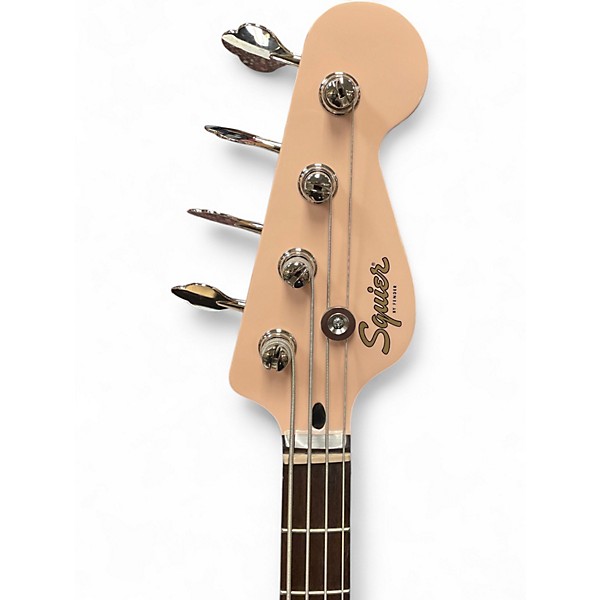 Used Squier RASCAL BASS SHELL PINK Electric Bass Guitar
