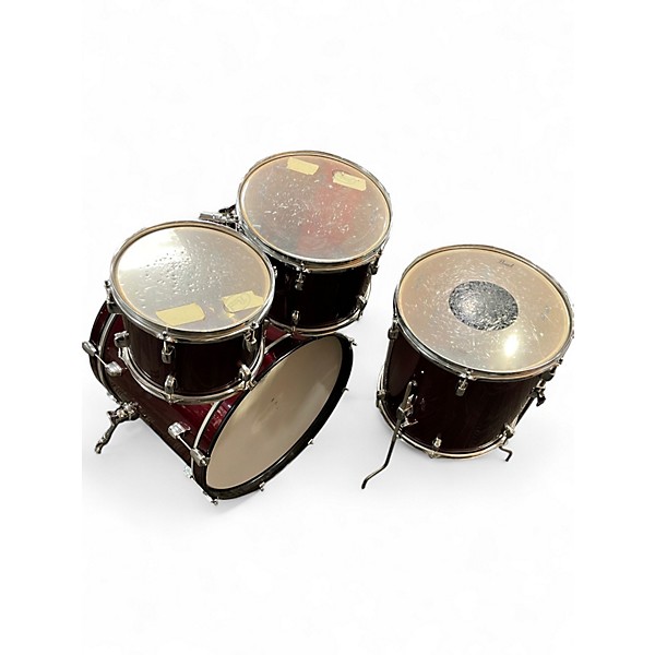 Used Pearl 4 Piece Forum Wine Res Drum Kit