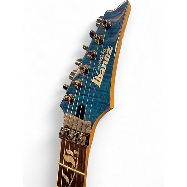 Used Ibanez JCRG20126 J Custom blue zircon Solid Body Electric Guitar