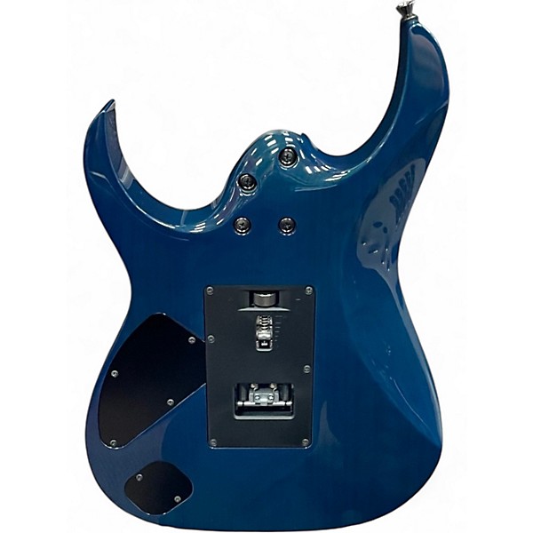 Used Ibanez JCRG20126 J Custom blue zircon Solid Body Electric Guitar