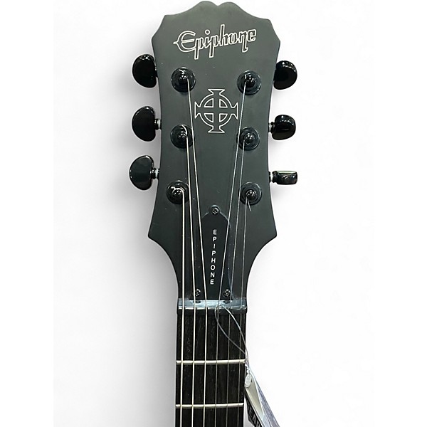 Used Epiphone Gothic Les Paul Studio MATTE BLACK Solid Body Electric Guitar