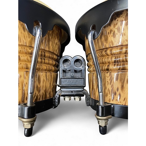 Used MEINL 30th Anniversary Edition Wood Bongo Leopard Burl Bongos