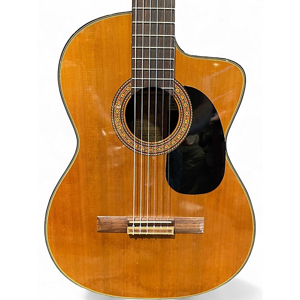 Used 2000s Takamine EC132SCX Natural Classical Acoustic Electric Guitar